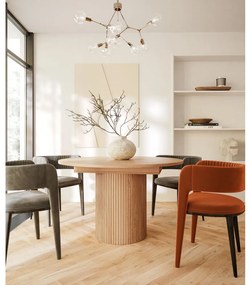 Tavolo da pranzo rotondo in rovere pieghevole ø 115 cm Malaga - Bonami Selection
