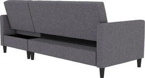 Divano letto grigio angolare Celine - Støraa