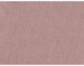 Divano angolare rosa allungabile e con contenitore (penisola a sinistra/a L) con rivestimento in ciniglia Fuji – Bobochic Paris