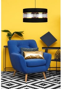 Lampadario a sospensione con filo LIND 1xE27/60W/230V nero