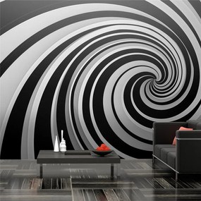 Fotomurale XXL Black and white swirl