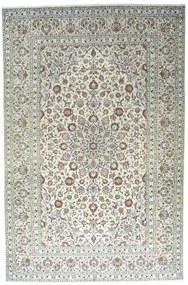 Kashan Tappeto 240 x 370 Beige (Iran) Annodato A Mano