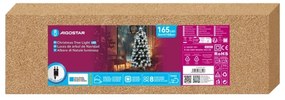 Aigostar - LED albero di Natale da esterno 165 LED/6 W/230 V/8 funzioni 150 cm IP44 bianco freddo