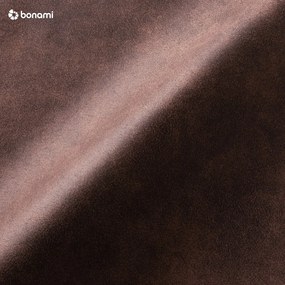 Divano in similpelle marrone 164 cm Copenhagen - Scandic