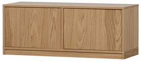 Tavolo TV modulare in rovere naturale 110x44 cm Modulair - vtwonen
