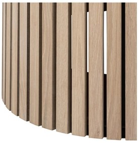 Tavolo da pranzo rotondo con piano effetto rovere ø 120 cm Linley - Actona