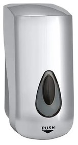 Dispenser di sapone 11,5x24,5 cm, finitura argento