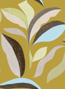 Élitis Carta da parati Nid d Oiseau - gelb