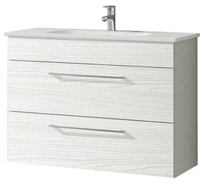 Mobile sottolavabo e lavabo Giò aralie L 81 x H 61.5 x P 40 cm 2 cassetti