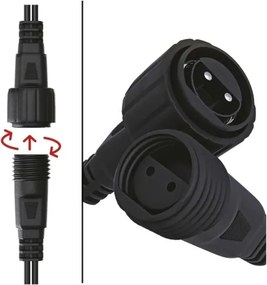 Alimentatore per catene luminose natalizie 230V, IP44 — sicuro e resistente alle intemperie