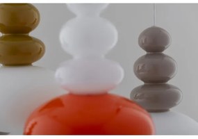 Argon 8822 - Lampadario a sospensione con filo DIEGO 1xGU10/5W/230V bianco/arancione