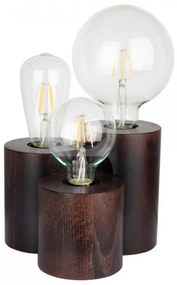 Spot-Light 2266376 - Lampada da tavolo VINCENT 3xE27/15W/230V in faggio