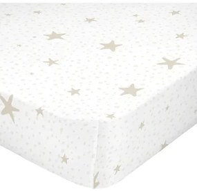 Lenzuolo con angoli HappyFriday BASIC KIDS Beige 90 x 200 x 32 cm