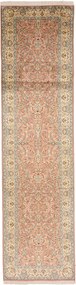 Cashmere Silk Tappeto 80 x 300 (Indian) Annodato A Mano