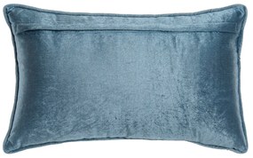 Cuscino DKD Home Decor Azzurro Poliestere Velluto Dorato (50 x 10 x 30 cm)