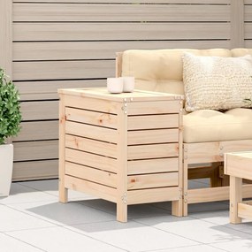 Poggiapiedi da giardino 62x31,5x52 cm legno massello di pino
