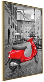 Poster  The Most Beautiful Scooter  Cornice Quadri Cornice d'oro, Larghezza x Altezza Home decor 20x30