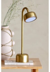 Lampada da tavolo a LED dimmerabile in oro con paralume in metallo (altezza 35,5 cm) Niko - Bloomingville