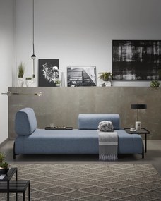 Kave Home - Divano Compo 3 posti blu 232 cm