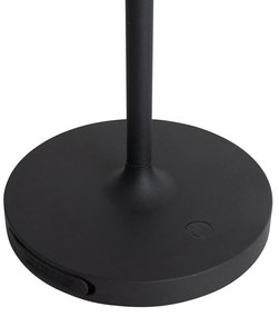 Set di 2 lampade da tavolo moderne ricaricabili bianche - Maloi