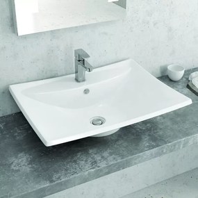 Lavabo da appoggio moderno 60cm linea Litos-T160 - KAMALU