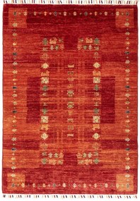 Gabbeh Tappeto 100x150 Rosa (Pakistan) Tessuto A Mano