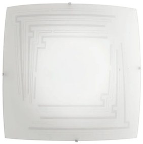 Plafoniera neoclassico Concept 4 x E27 bianco 50 cm