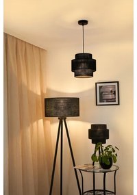 Brilagi - Lampadario a sospensione con filo SPACE YUTE 1xE27/15W/230V diametro 25 cm nero