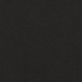 Poggiapiedi nero 45x29,5x35 cm in tessuto