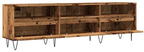 Mobile porta tv legno antico 150x30x44,5 cm legno multistrato