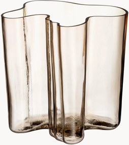 Vaso in vetro soffiato Aalto, alt. 20 cm