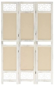 Divisorio A 3 Pannelli Crema 105x165 Cm İn Tessuto /