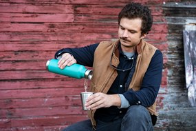 Borraccia termica in acciaio inox Klean Kanteen Insulated Classic Narrow - Porcelain Green 750 ml