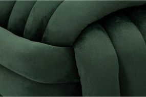 Poggiapiedi in velluto verde Softy - Mauro Ferretti