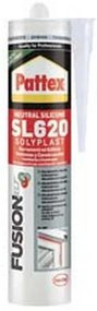 2pz pattex silicone sl 620 neutro colorato - ml.300 grigio ral 7004 fer131032