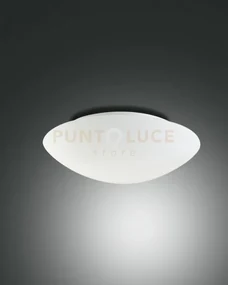 Pandora plafoniera bianca 1 luce attacco e27 d.30cm  con sensore di...