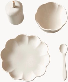 Set da pranzo per bambini in silicone Little Poppy, set di 4