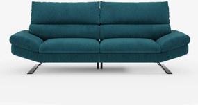 Eclipse Divano dal design moderno 2 e 3 posti con schienali traslanti - piedini alti in elegante microfibra smacchiabile T11