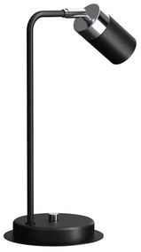 Lampada da tavolo JOKER 1xGU10/25W/230V nero/cromo lucido