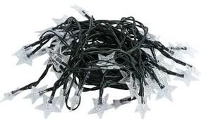Brilagi - Catena decorativa solare a LED STARS 50xLED/8 funzioni 7m IP65 bianco caldo
