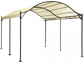 Gazebo da giardino tetto onda