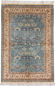 Hereke Tappeto orientale 130 x 180 Turchese (Cina) Annodato A Mano