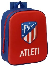 Zaino Scuola Atlético Madrid Rosso 22 x 27 x 10 cm 3D