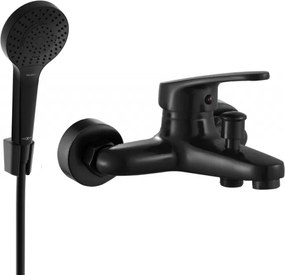 Mexen Erica R05 batteria da vasca con set doccia, nero - 74643R05-70
