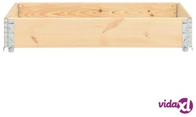 vidaXL Fioriera Rialzata 80x120 cm in Legno Massello di Pino