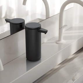 Dispenser di sapone in acciaio nero touchless 266 ml - simplehuman
