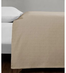 Copriletto in cotone beige per letto matrimoniale 200x230 cm Serenity - Mijolnir