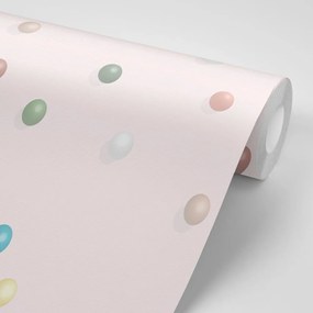 Carta da parati – Piccole sfere colorate