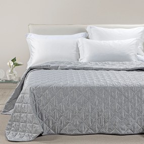 Copriletto Trapuntato in Raso Jacquard Perleè Matrimoniale