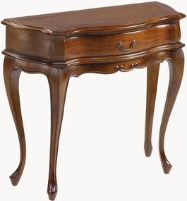 Consolle in mogano fatta a mano con cassetto Vintage